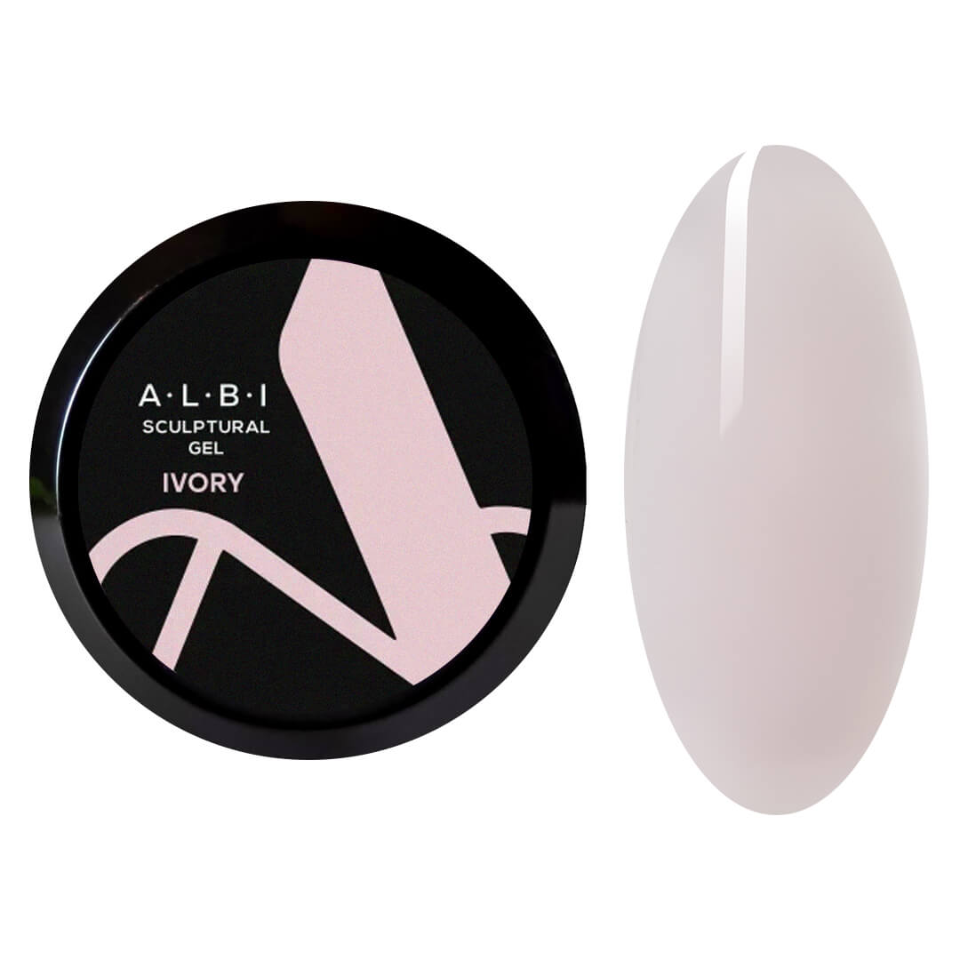 Sculptural jel ALBI NEW IVORY