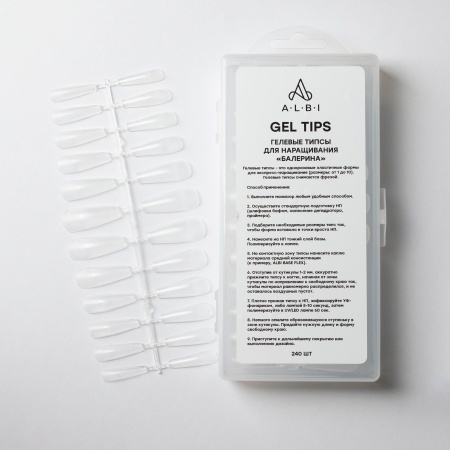 Elastic jel tips for nail uzatma