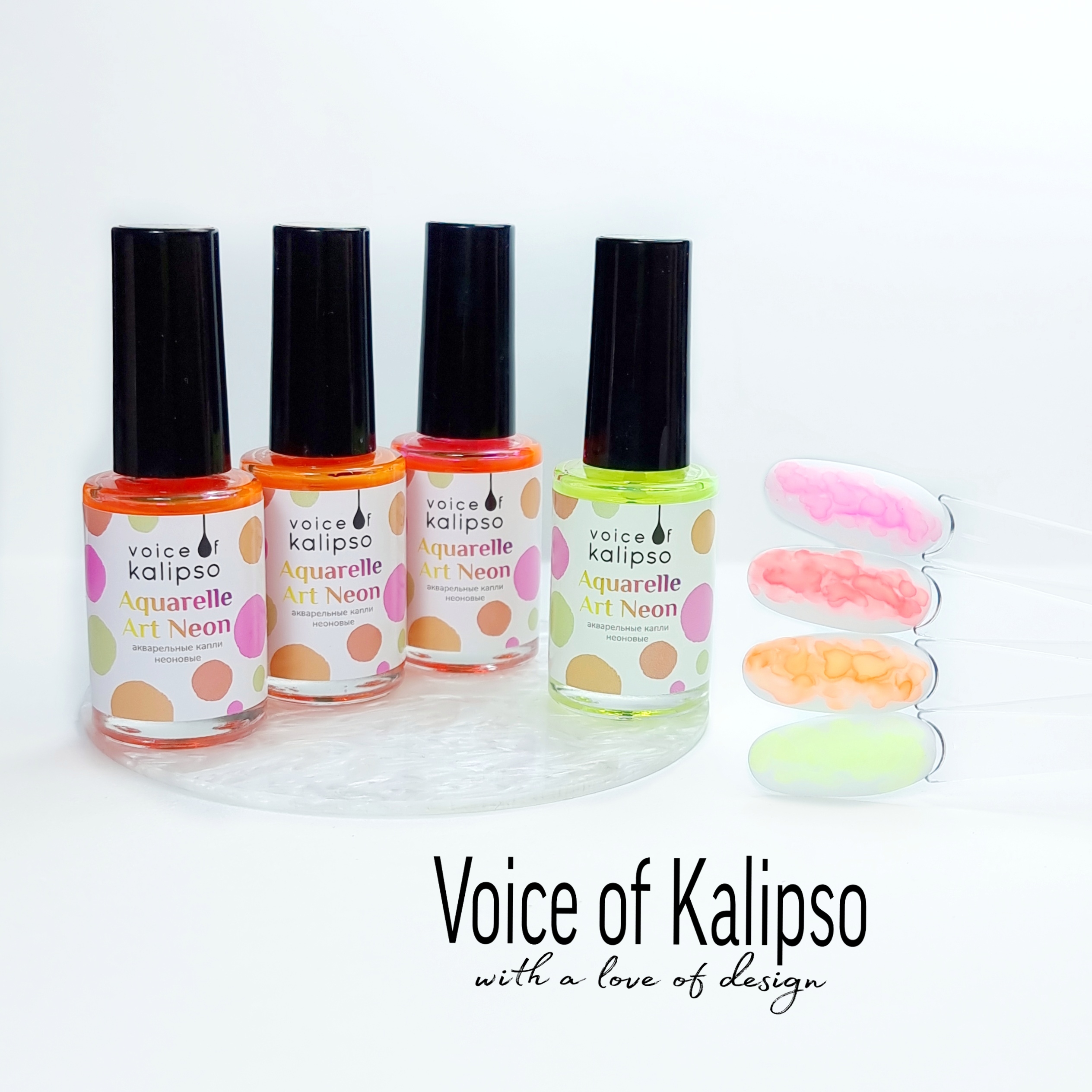 Akvarelʹnyye kapli Neonovyye Rozovyye, 8 ml - 2