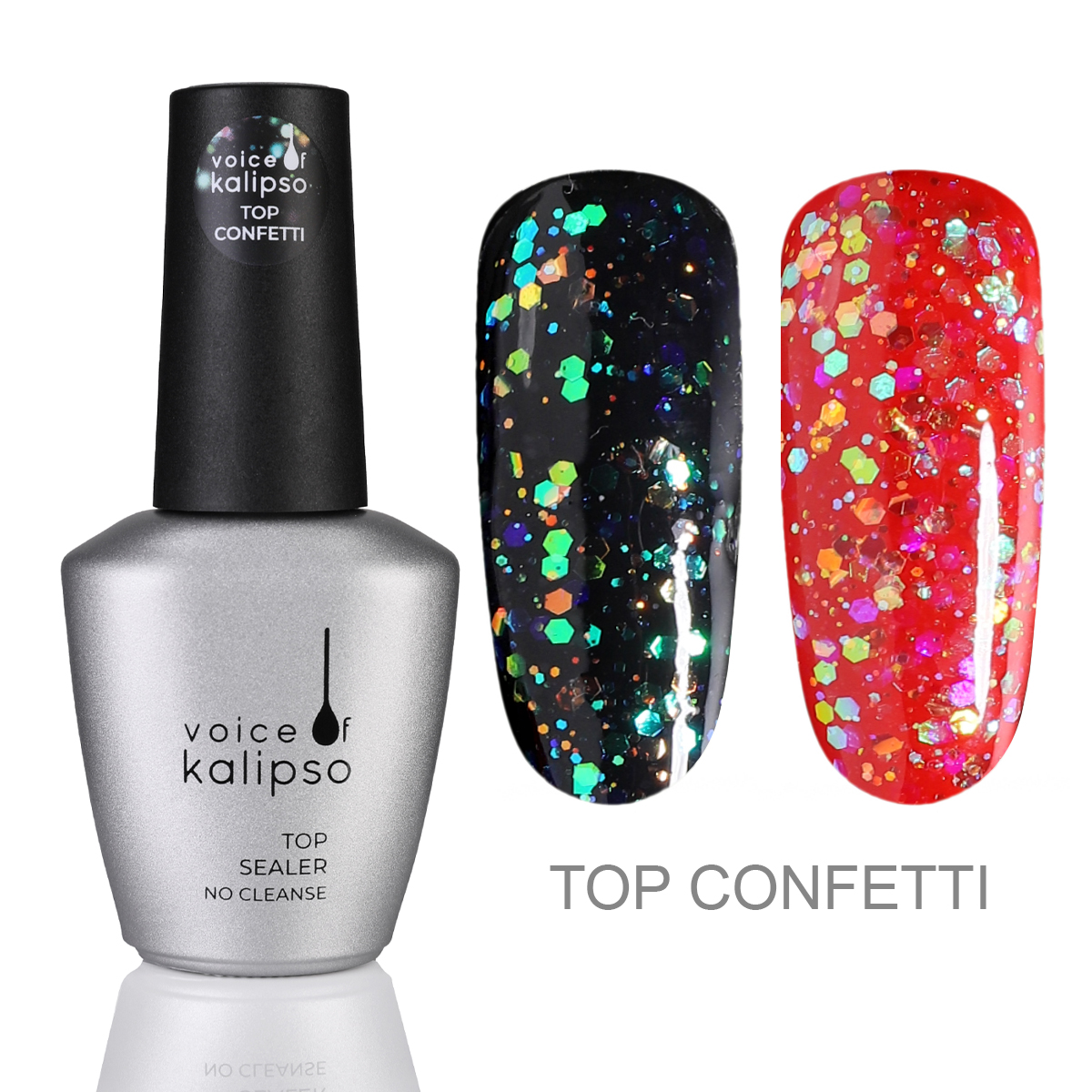 üst BEZ LIPKOgO SLOYA üst CONFETTI, 10 ml