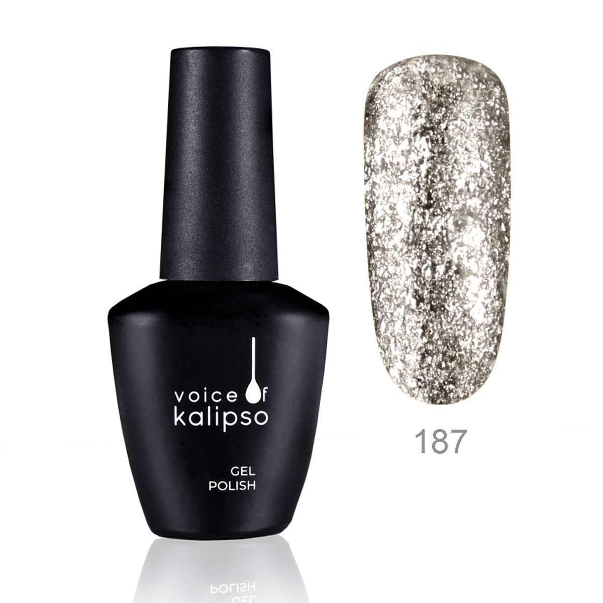 GELʹ-LAK VOICE OF KALIPSO No.187, 10 ML (izmenennyy ottenok)