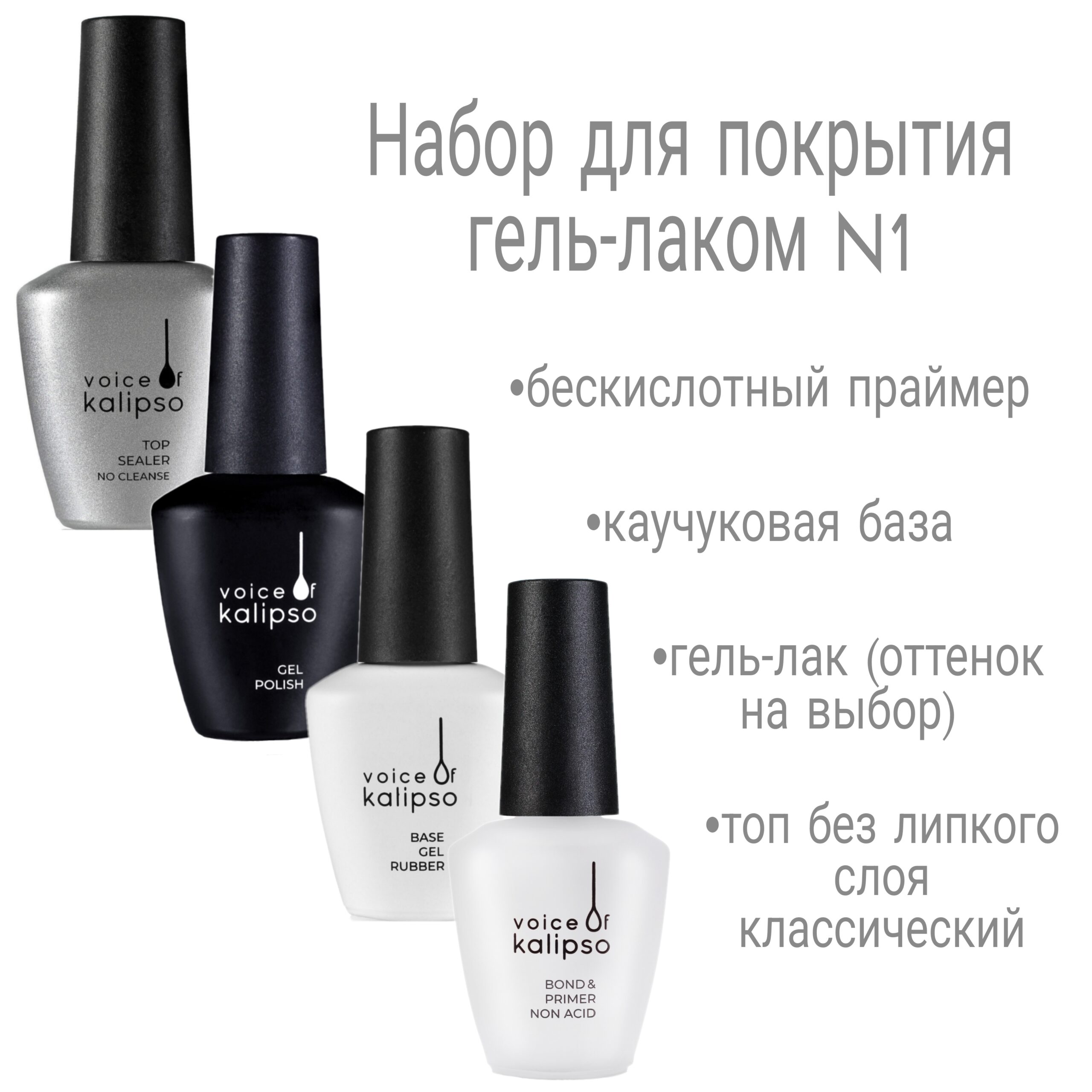 Nabor dlya pokrytiya gel polishom No. 1