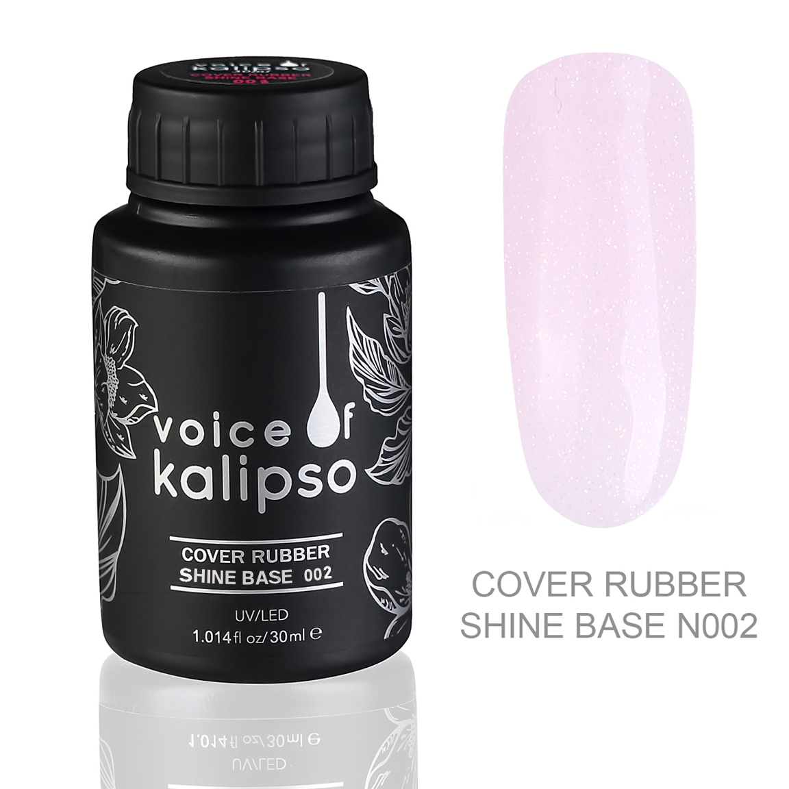 Kamufliruyushchaya kauchukovaya baza s shimmerom 002, 30ml