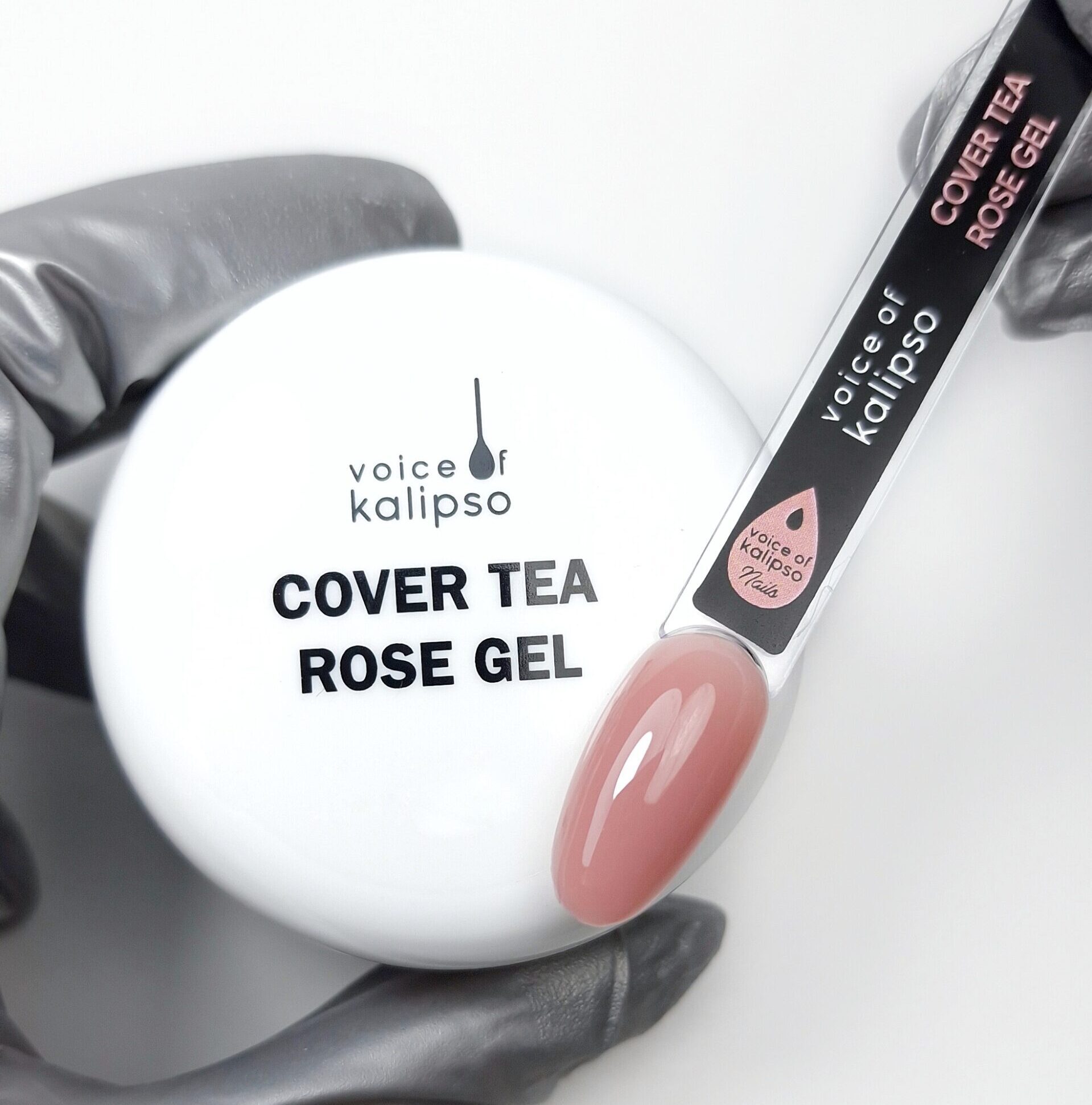 Cover Tea Rose Gel Gelʹ dlya narashchivaniya chayno-rozovyy 15 ml - 2