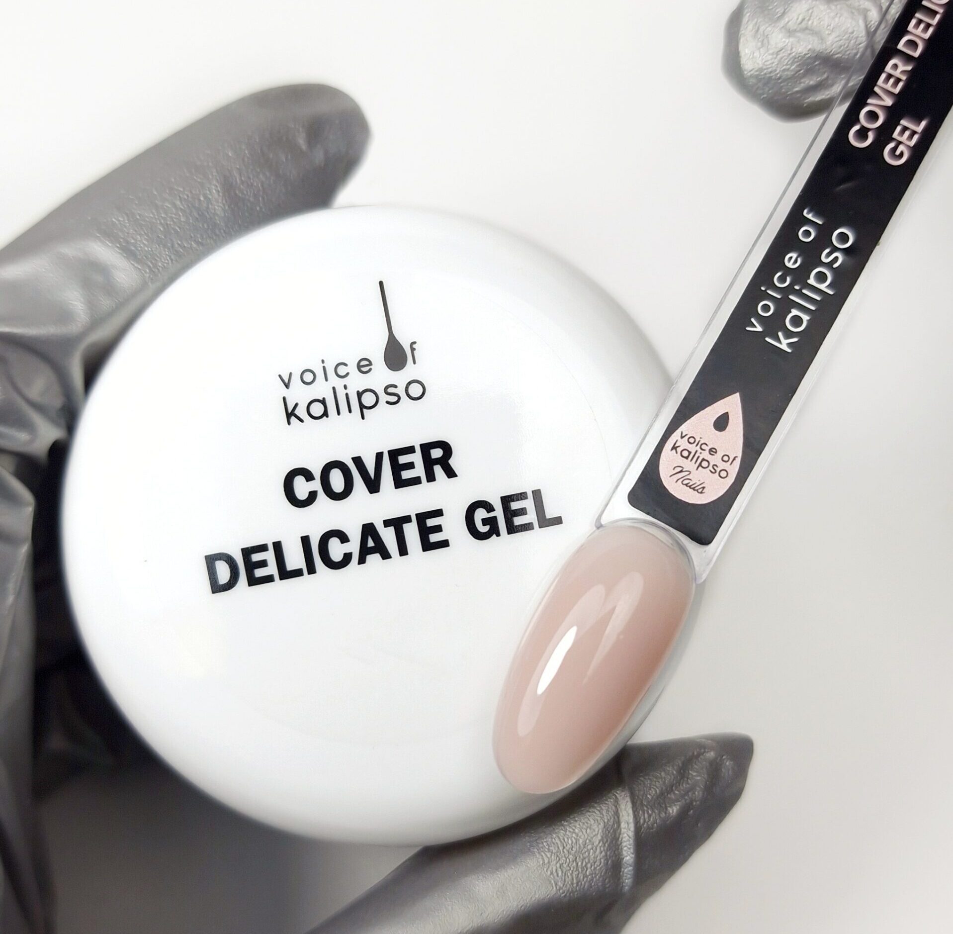 Cover Delicate Gel Gelʹ dlya narashchivaniya kholodnyy nezhno-bezhevyy 180 ml - 2