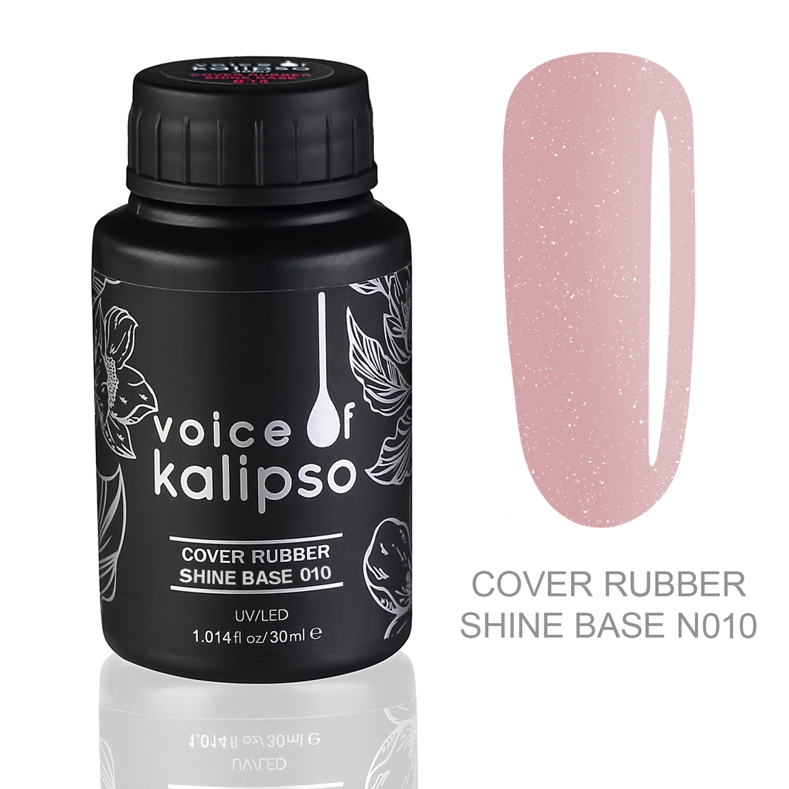 Kamufliruyushchaya kauchukovaya baza s shimmerom 010, 30ml