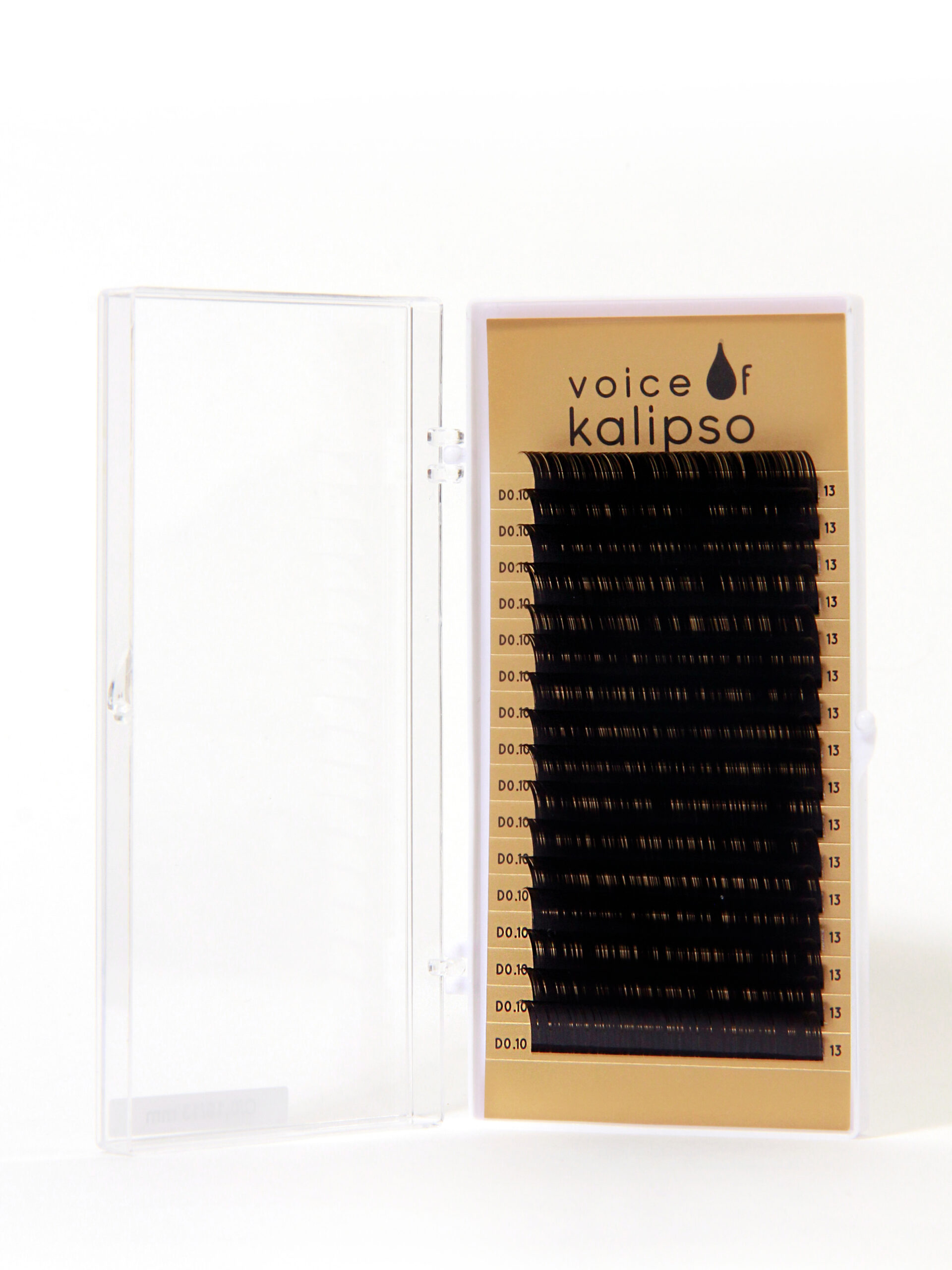Lashes dlya narashchivaniya Voice of Kalipso chernyye 0,10/ D /13mm (16 liniy)