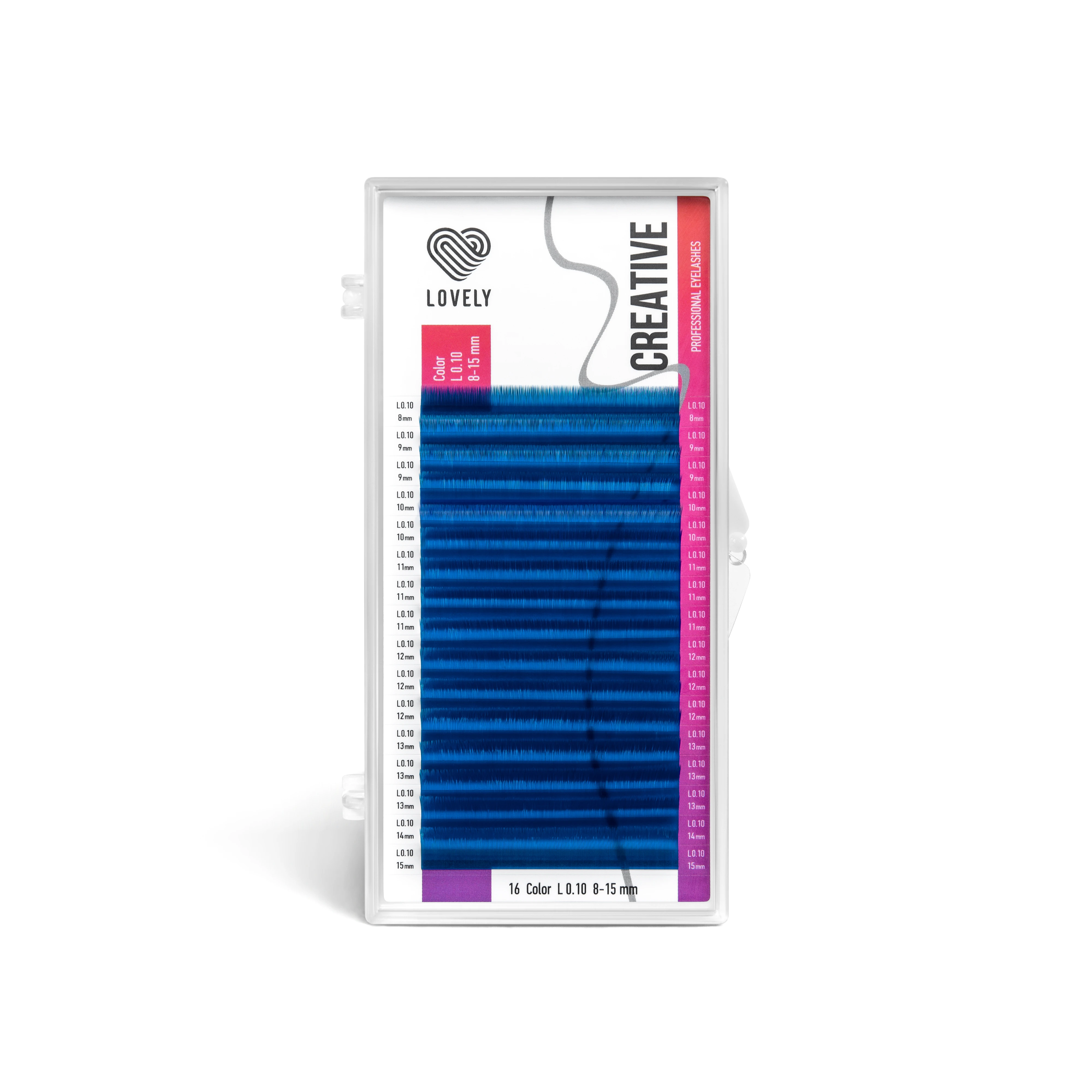 Blue lashes LOVELY Creative - 16 lines - MIX