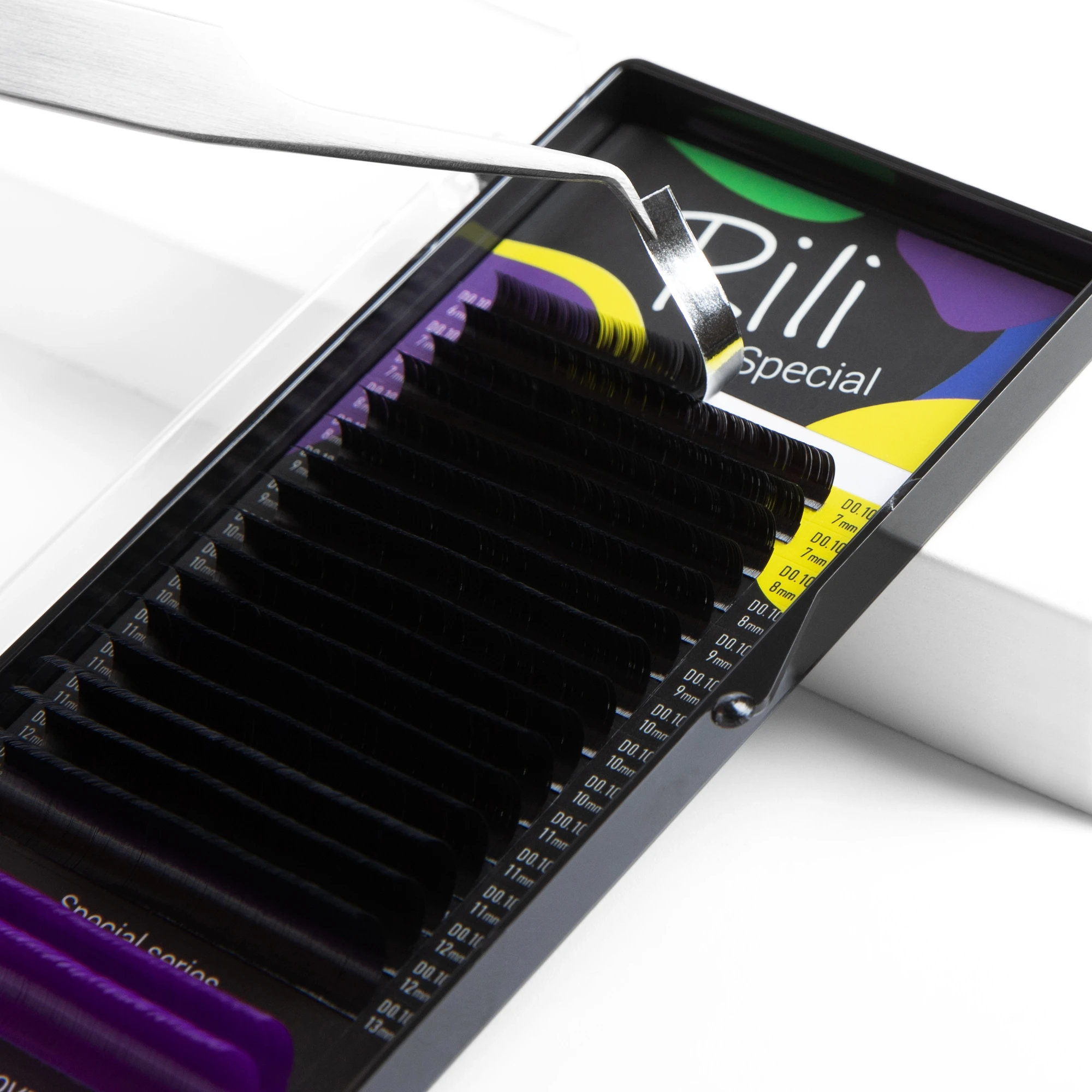 Black lashes Rili Special (purple) - 18 lines - MIX - 4