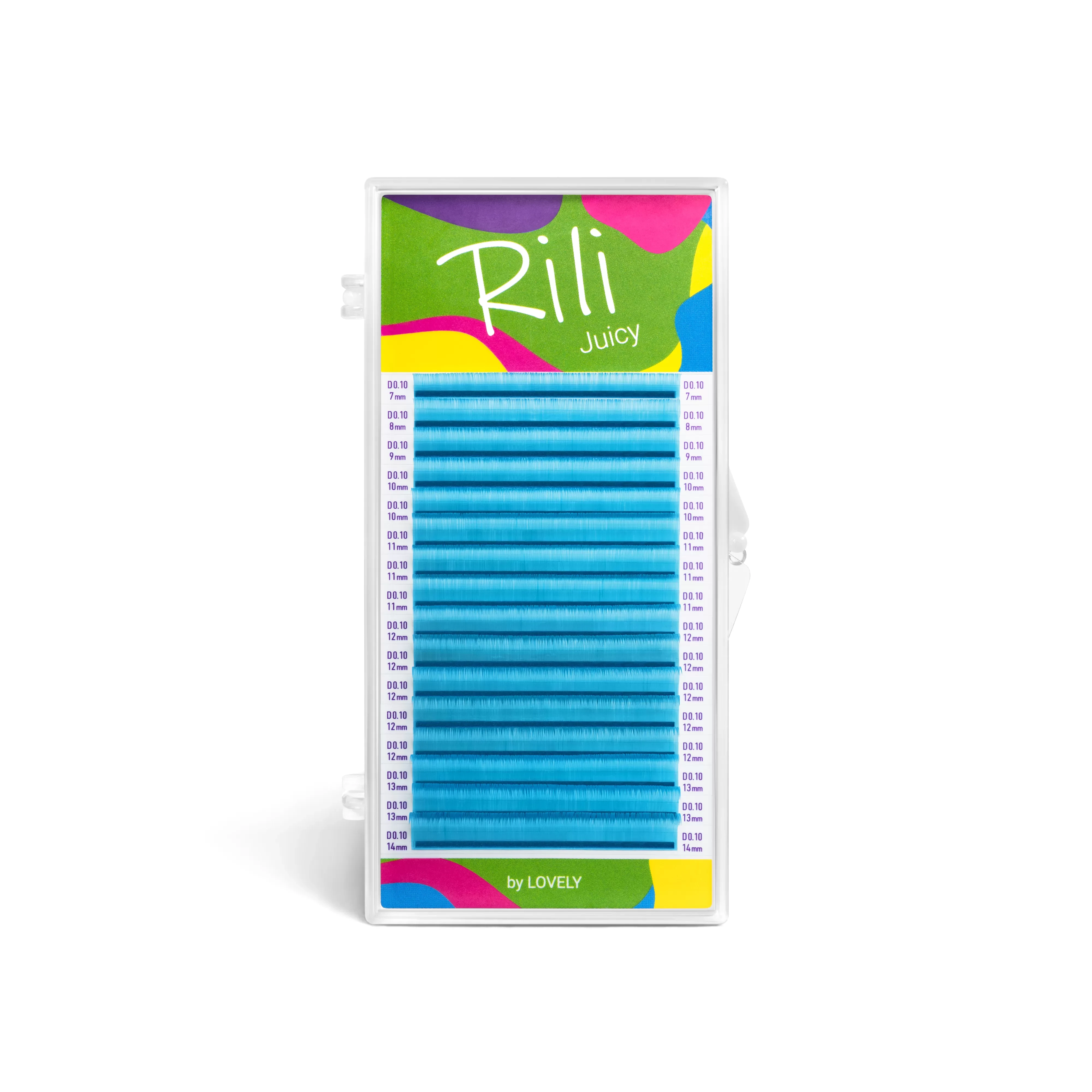 Kirpikler Neonovyye siniye Rili Juicy - 16 satır - MIX - 2