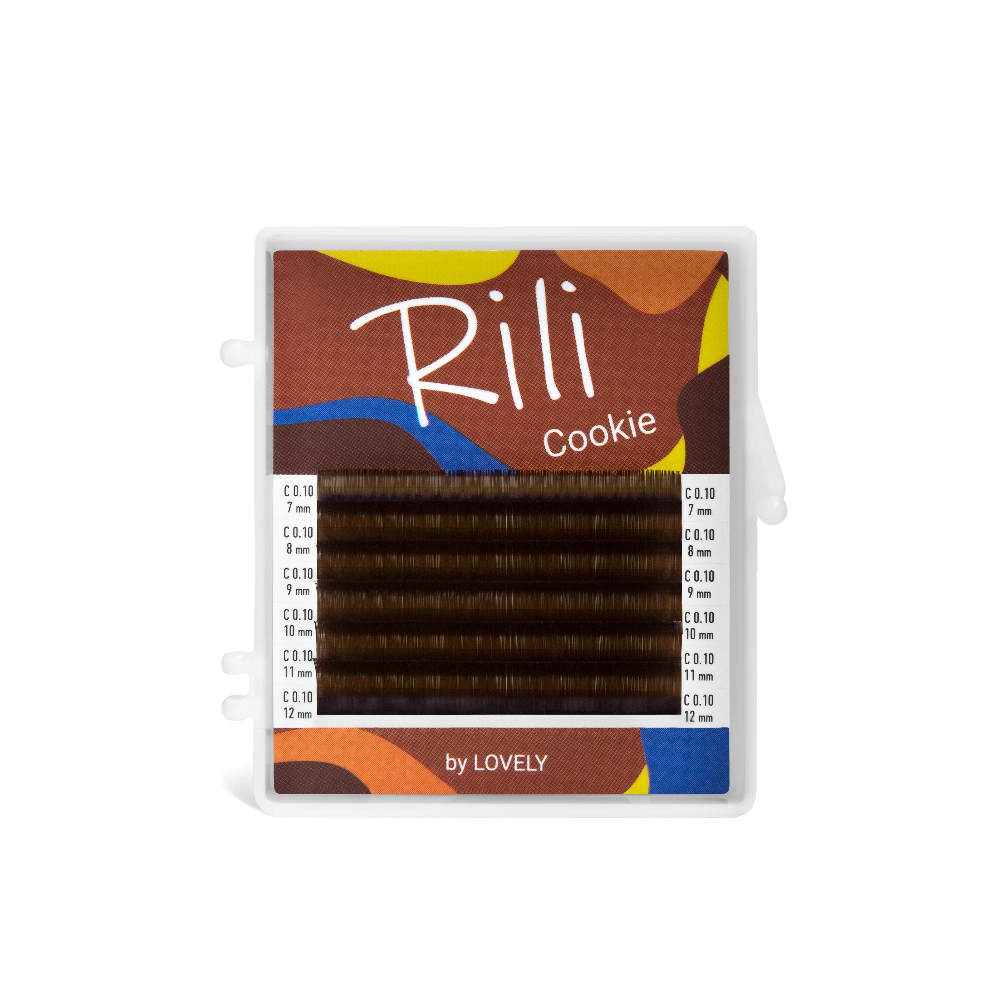 Brown lashes Rili Cookie - 6 lines - MIX