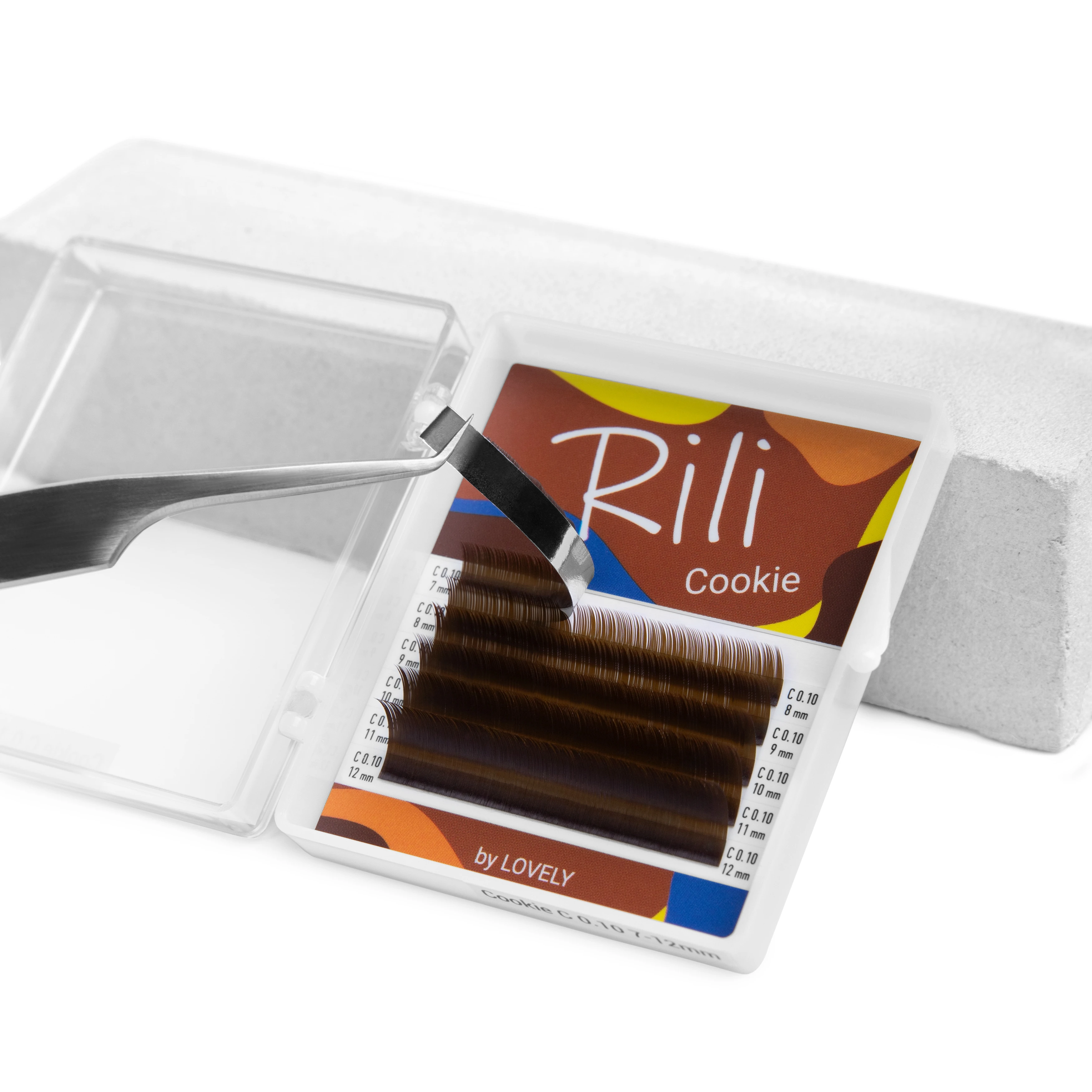 Brown lashes Rili Cookie - 6 lines - MIX - 4
