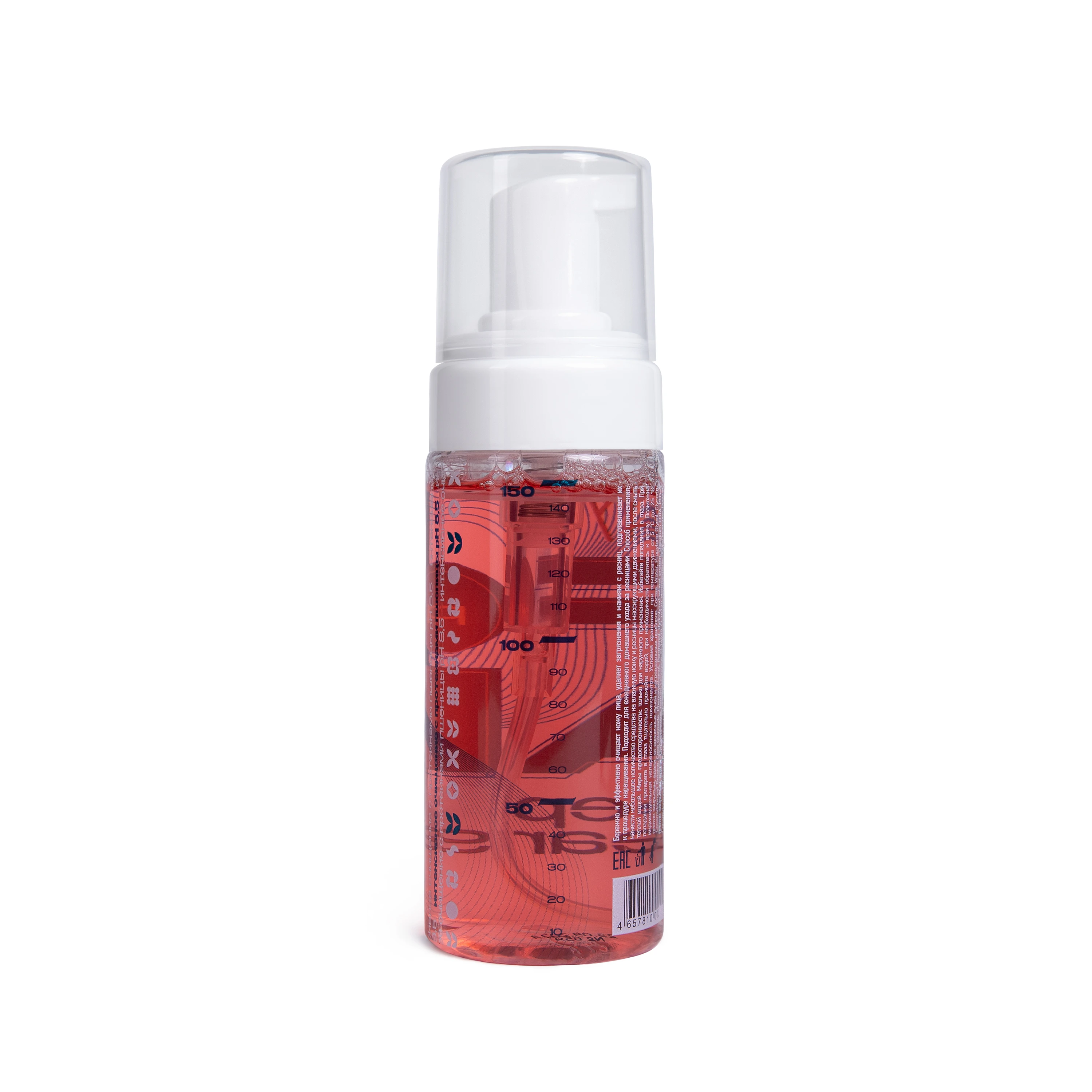 Buğday proteinli kirpikli "DERİN TEMİZLEYİCİ köpük ", 150 ml - 2
