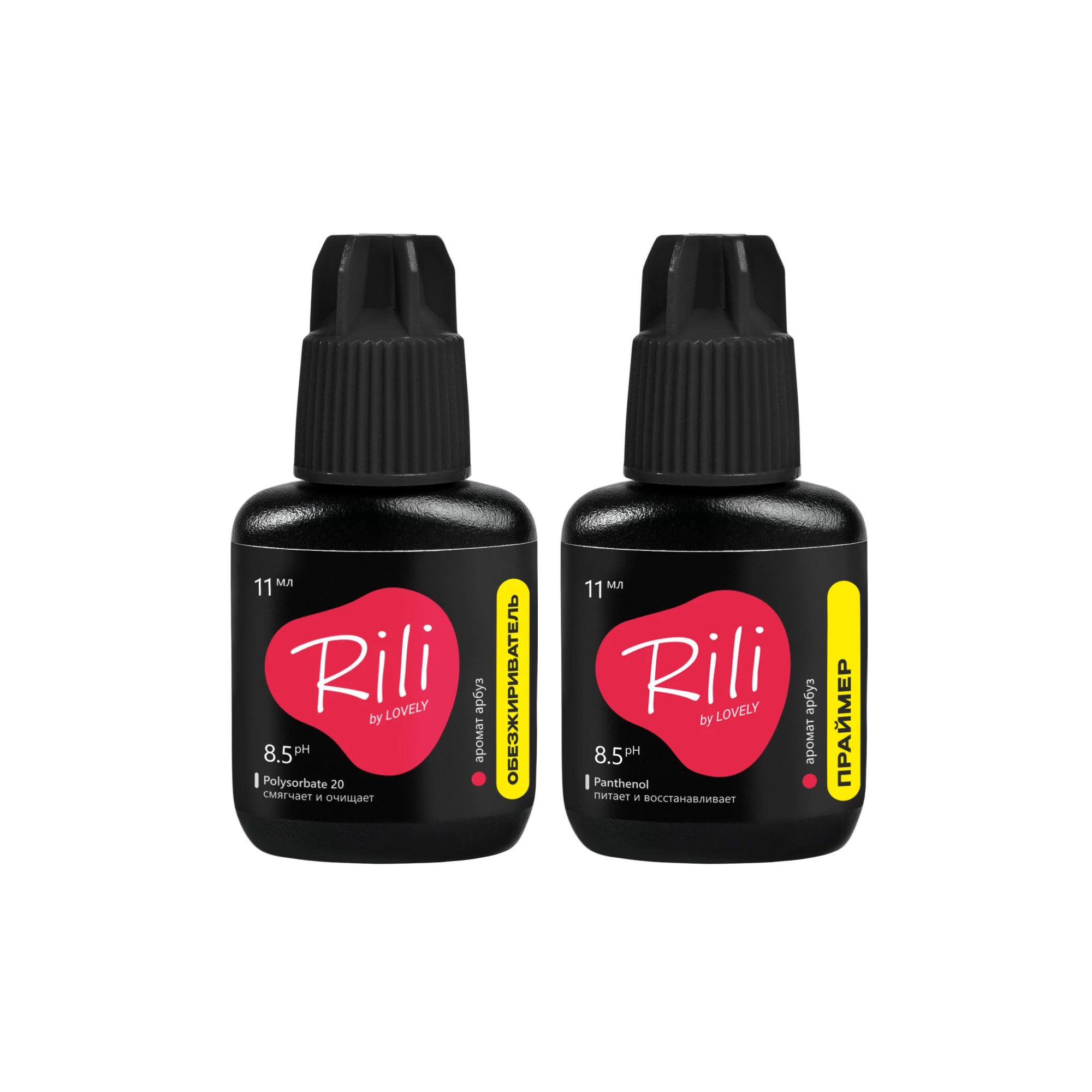 Set: Primer Rili by LOVELY s scentom arbuza, 11 ml + Degreaser Rili by LOVELY s scentom arbuza, 11 ml