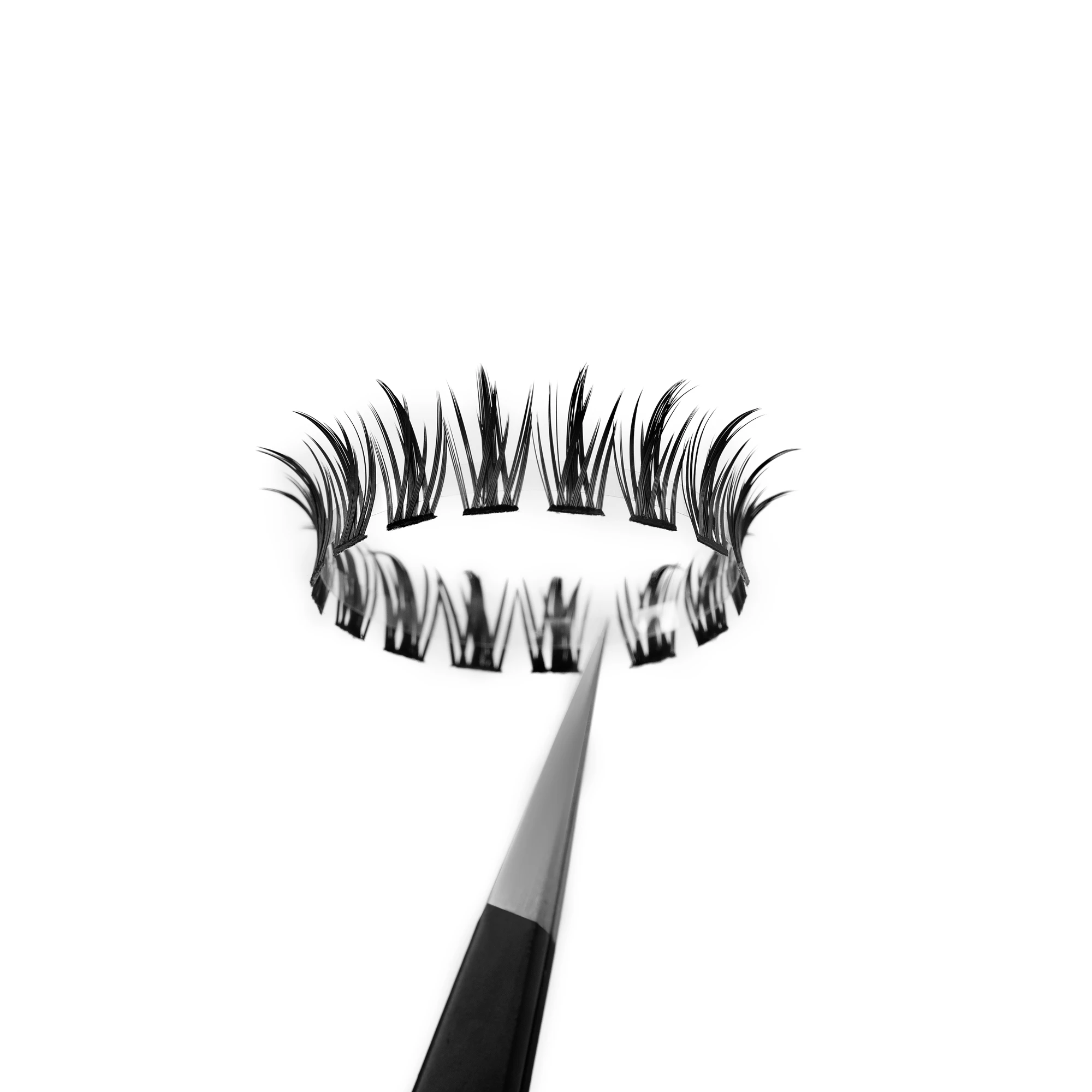 Strip lashes black OH! MY LASH clusters "Doll Fix" 12 lines - 2