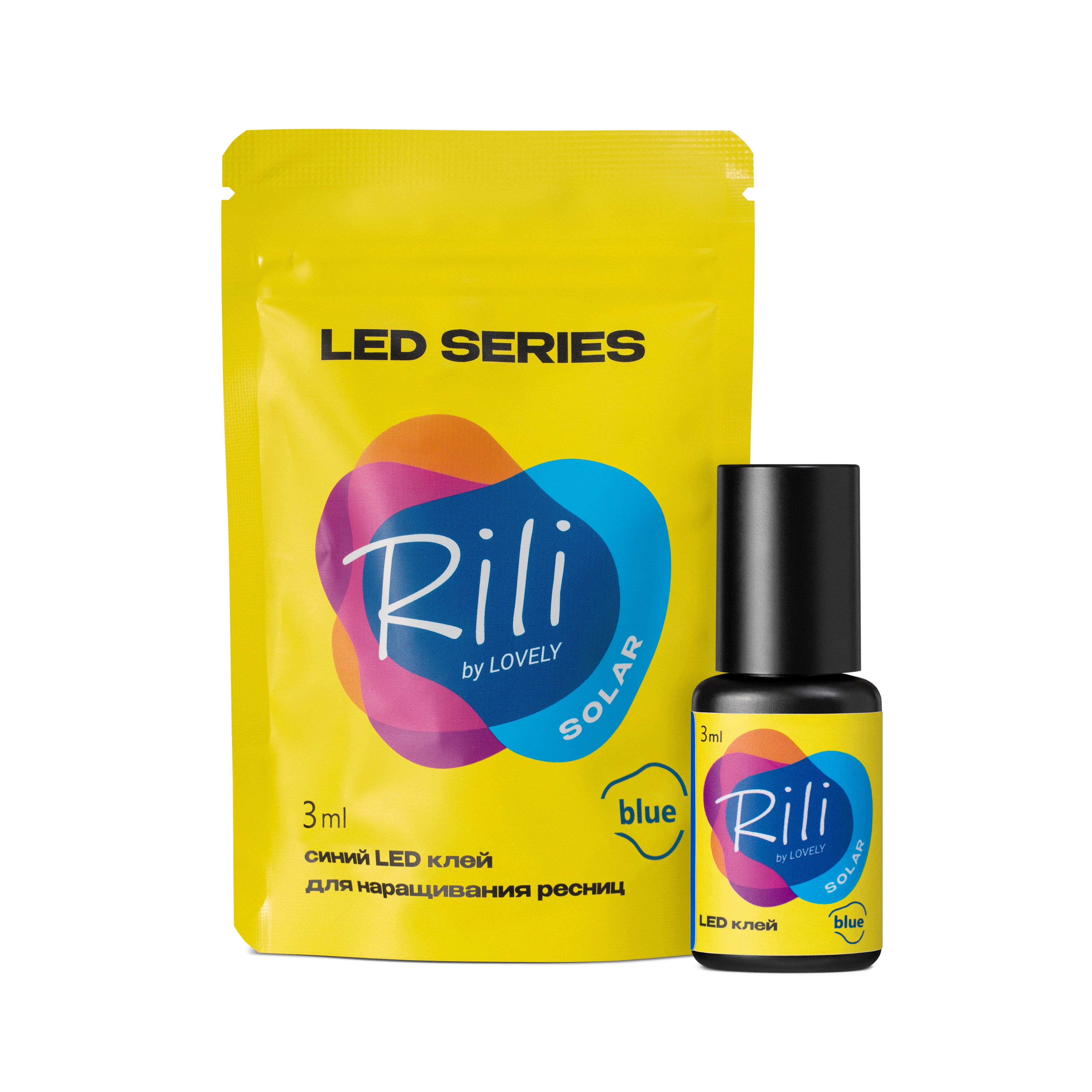LED uzatma için mavi yapıştırıcı Rili Solar Blue - 3
