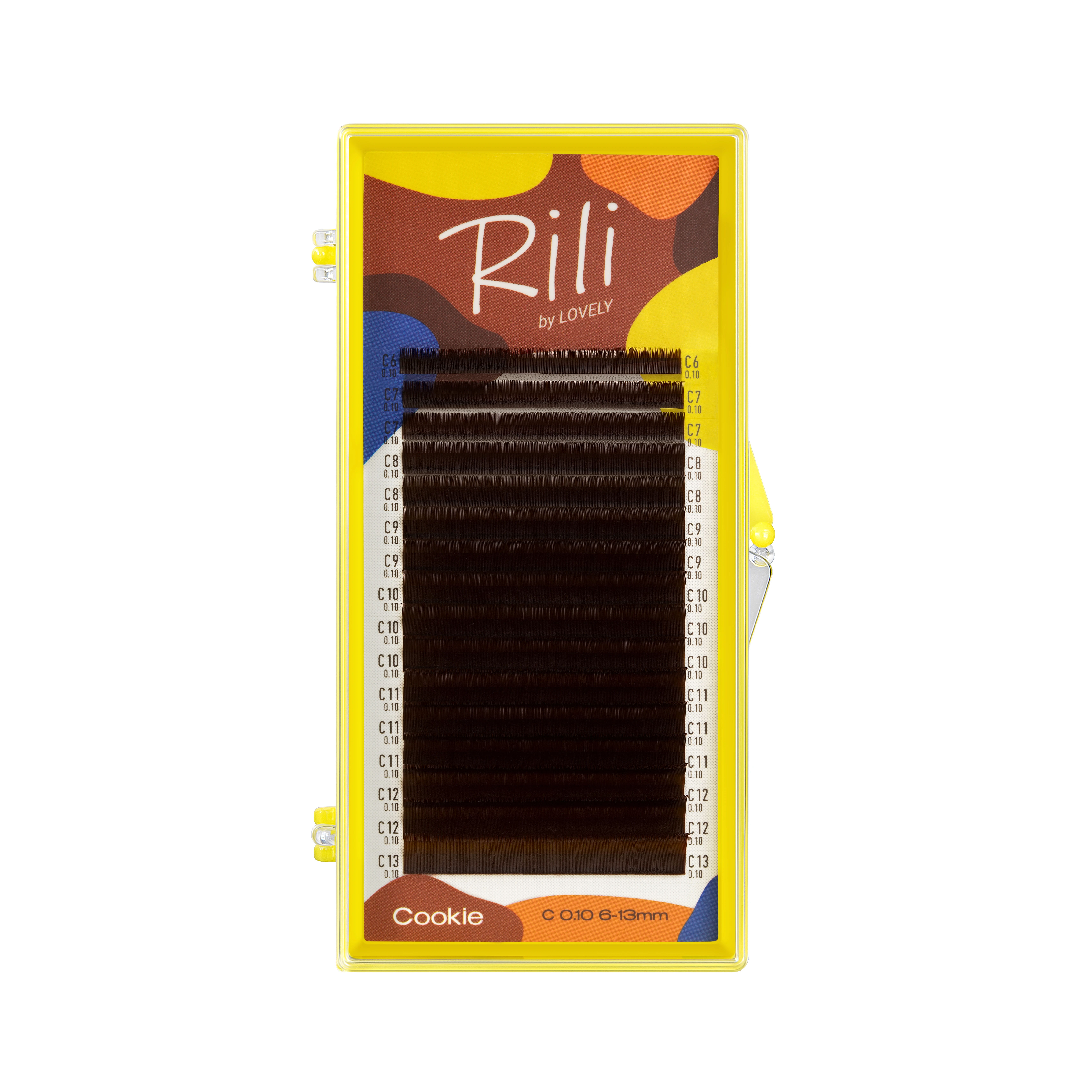 Kahverengi kirpikler Rili Cookie - 16 satır - MIX (İndirimli)