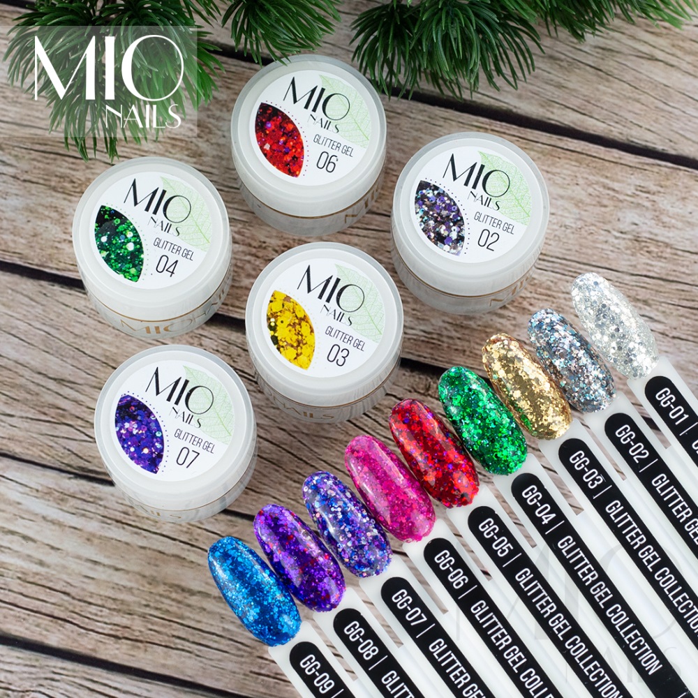 Gel Polish. GG-06. Glitter Gel No. 06 - 4