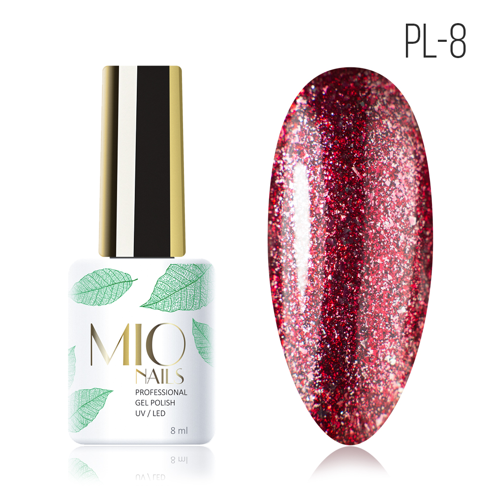 Gel Polish. PL-08. Platinum No. 08